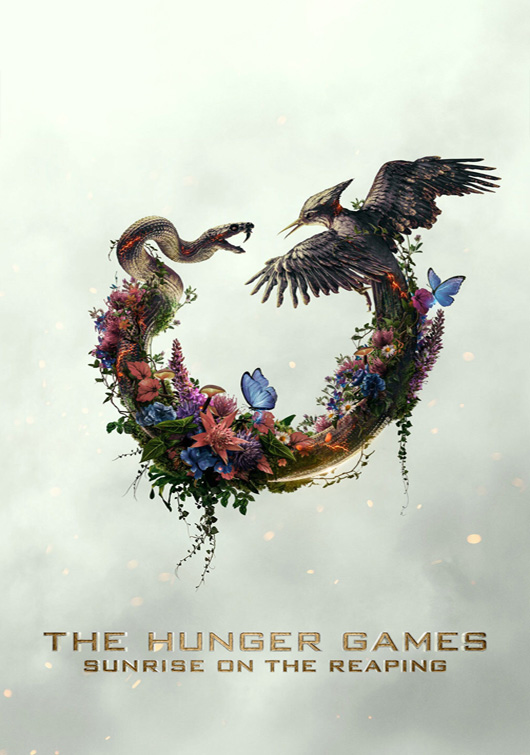 Cartel de LOS JUEGOS DEL HAMBRE: COSECHA AL AMANECER