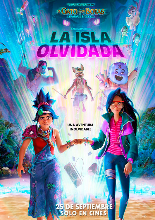 Cartel de La isla olvidada